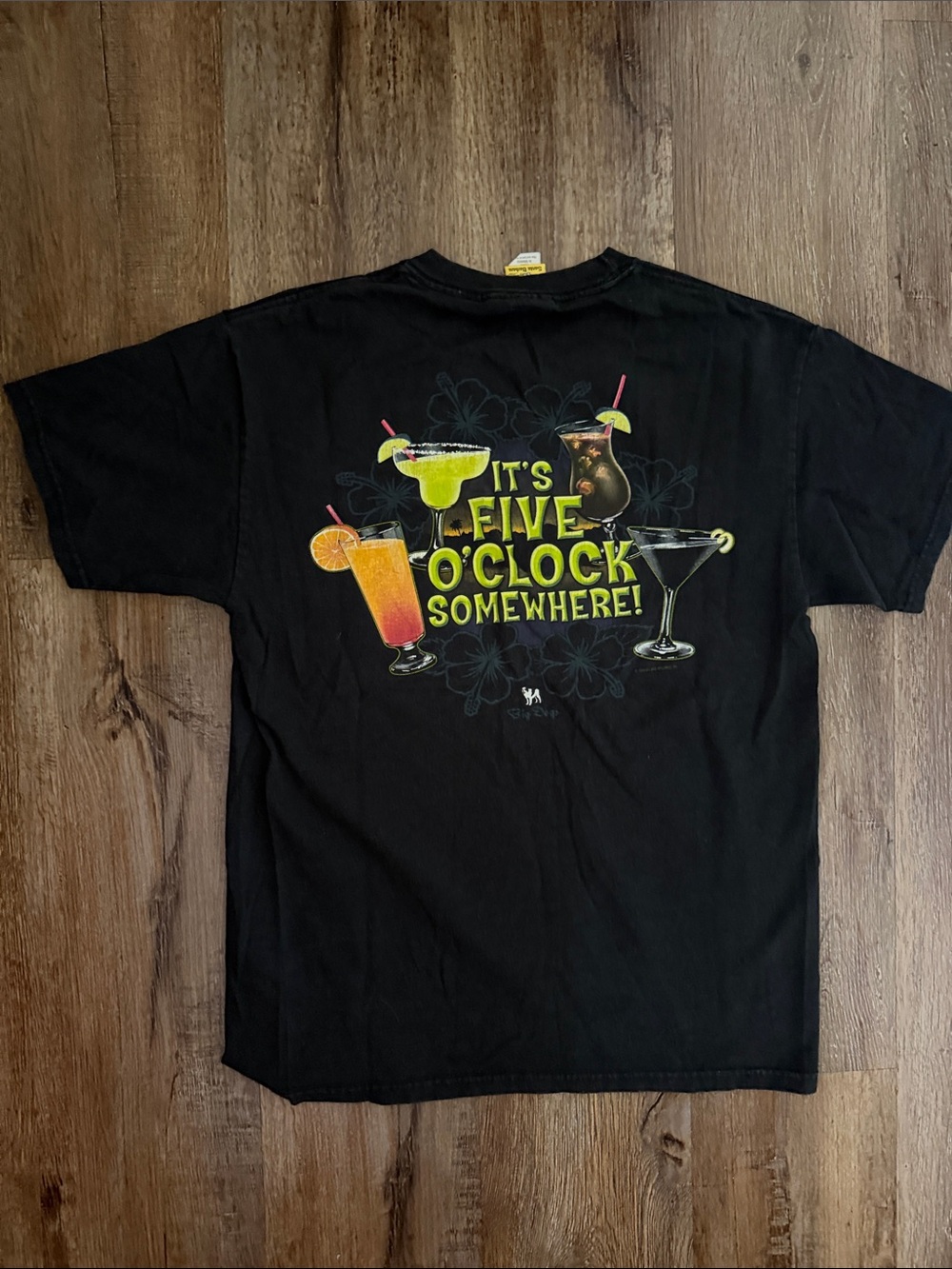 2005 Big Dogs Black Short-Sleeve Tee size s/m